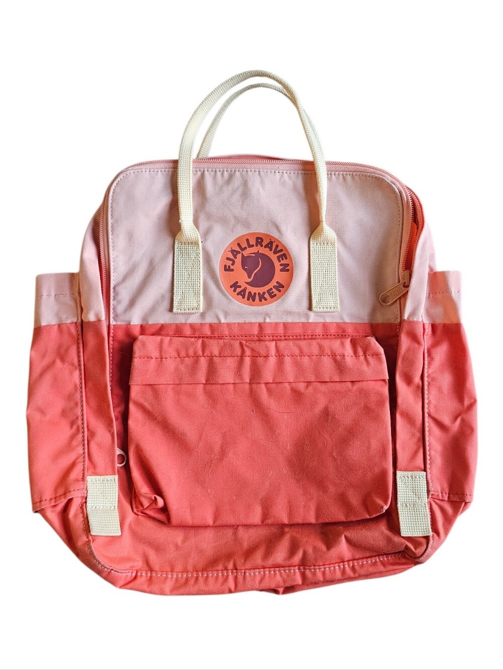 Fjallraven Kanken Two-Tone Pink/Coral Laptop Backpack Tote